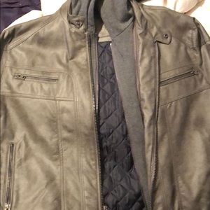 Calvin Klein fauex leather jacket